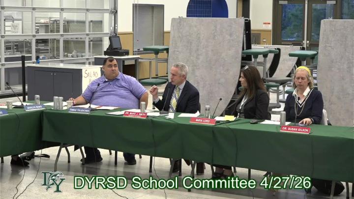 Thumbnail image for School Committee Meeting - April 27, 2026